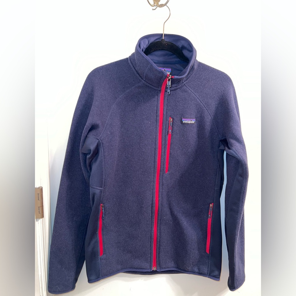 🔥🔥🔥 Patagonia Better Sweater Fill Zip Fleece Jacket Logo Two Pockets Size M